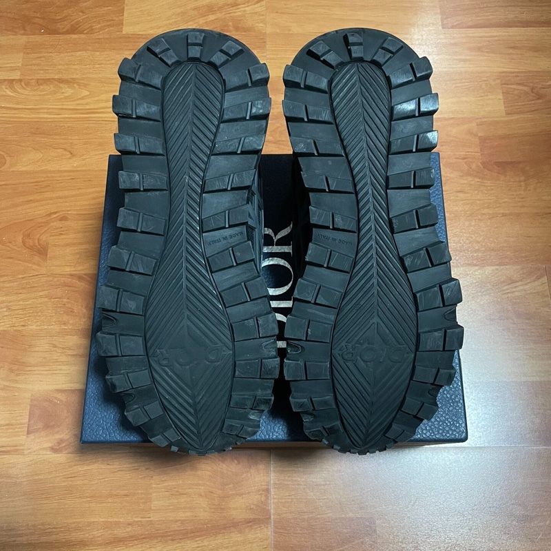 Dior正品迪奧B31黑武士藤格紋休閒鞋 男款 黑色 42碼-8