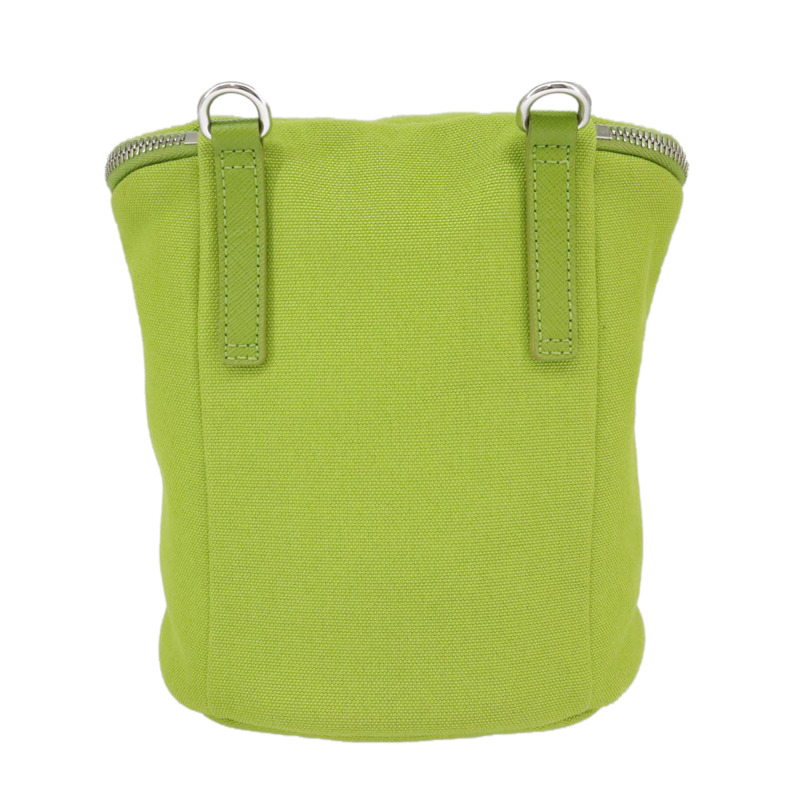 【日本直送】PRADA 單肩帆布包 銀綠色 正品 102538SAV-1