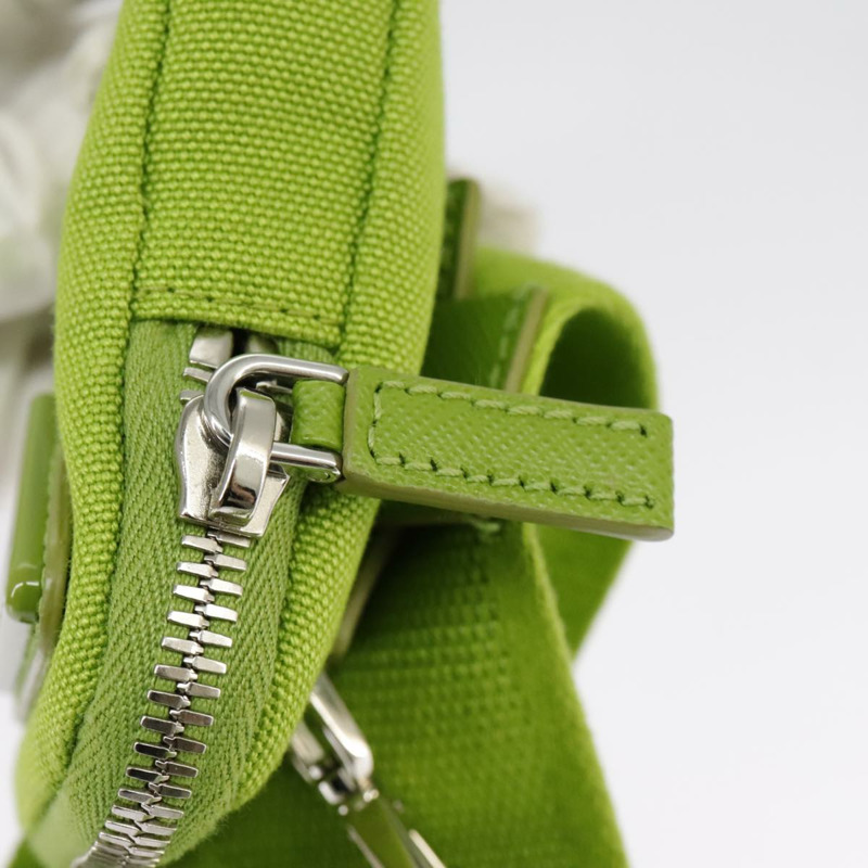 【日本直送】PRADA 單肩帆布包 銀綠色 正品 102538SAV-26