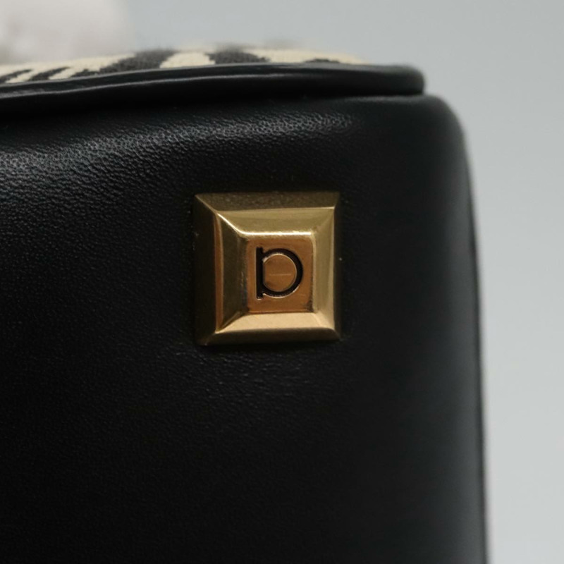 【日本直送】Salvatore Ferragamo Gancini 帆布皮革兩用包 白色 黑色 正品 104438V-7