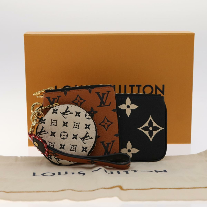 【日本直送】路易威登 Crafty 系列 Pochette Trio 零錢包 M69516 LV Auth 107007SM-37