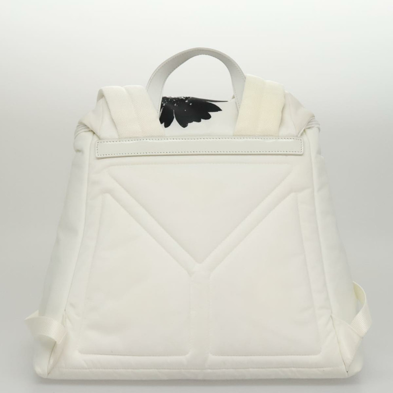 【日本直送】PRADA 雙肩包 尼龍 白色 銀色 正品 105813SAV-1