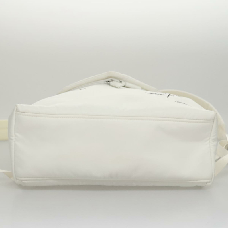 【日本直送】PRADA 雙肩包 尼龍 白色 銀色 正品 105813SAV-4