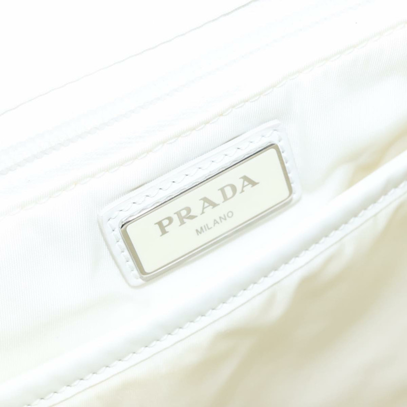 【日本直送】PRADA 雙肩包 尼龍 白色 銀色 正品 105813SAV-22