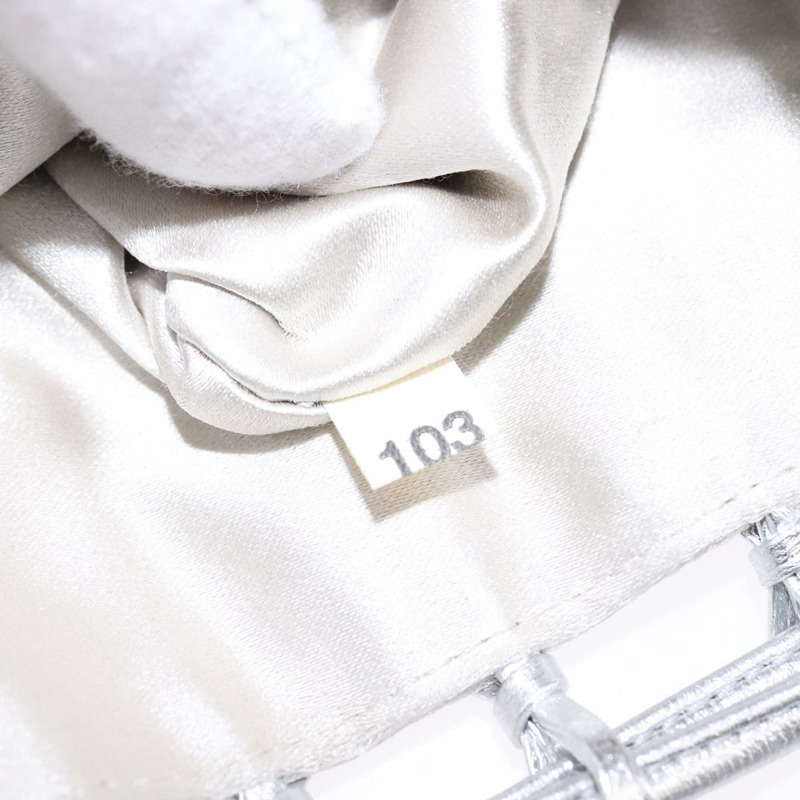 【日本直送】PRADA 鏈條單肩包 緞面銀色 正品 108034SAV-11