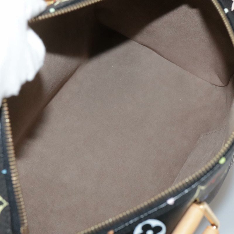 【日本直送】路易威登 Monogram Multicolor Speedy 30 手提包 黑色 M92642 正品 107987SAM-9