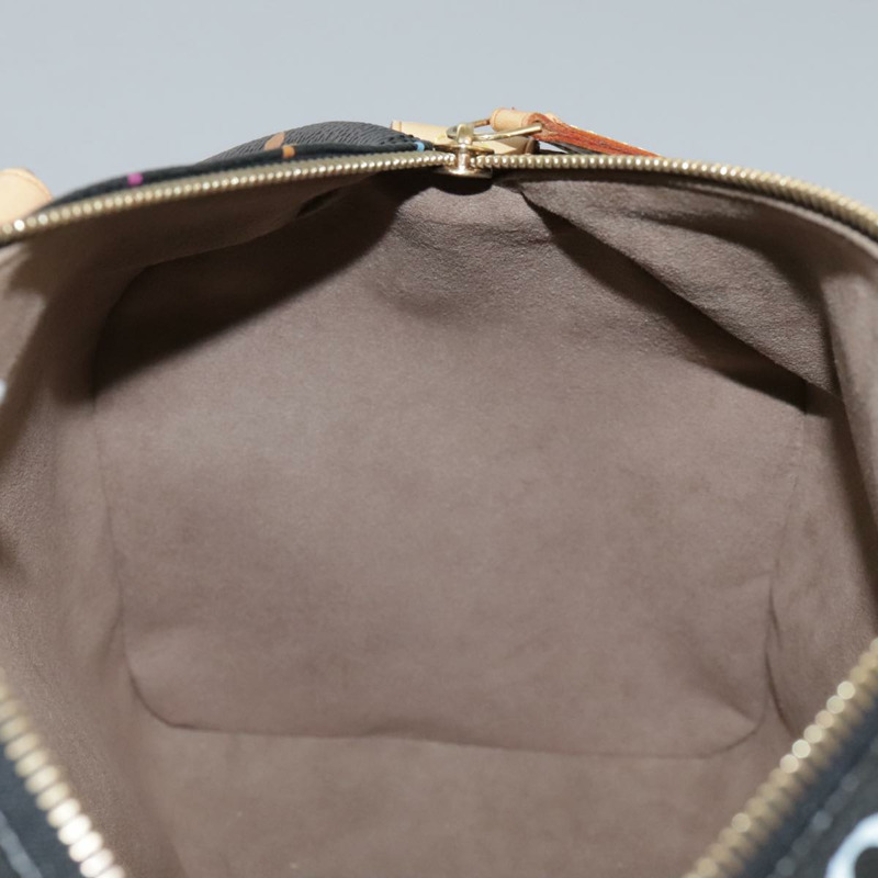 【日本直送】路易威登 Monogram Multicolor Speedy 30 手提包 黑色 M92642 正品 107987SAM-20