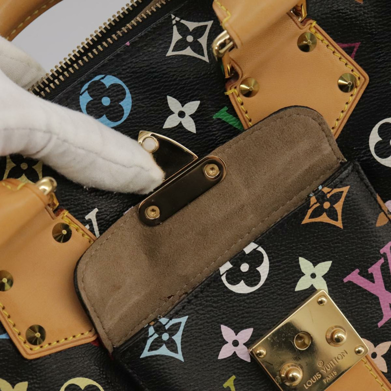 【日本直送】路易威登 Monogram Multicolor Speedy 30 手提包 黑色 M92642 正品 107987SAM-24