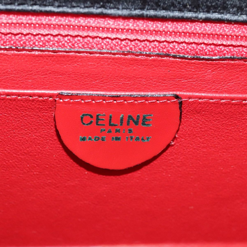 【日本直送】CELINE 緞面雙肩手提包 黑色 正品 107980SM-18