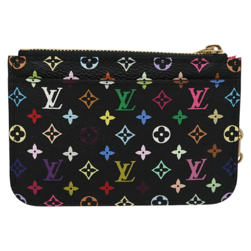 【日本直送】路易威登 Multicolor Pochette Cles NM 零錢包 黑色 M93735 正品 110059SAM-1