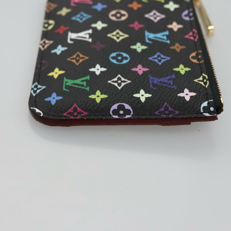 【日本直送】路易威登 Multicolor Pochette Cles NM 零錢包 黑色 M93735 正品 110059SAM-2