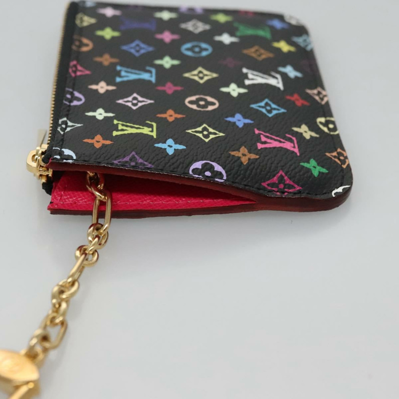【日本直送】路易威登 Multicolor Pochette Cles NM 零錢包 黑色 M93735 正品 110059SAM-3