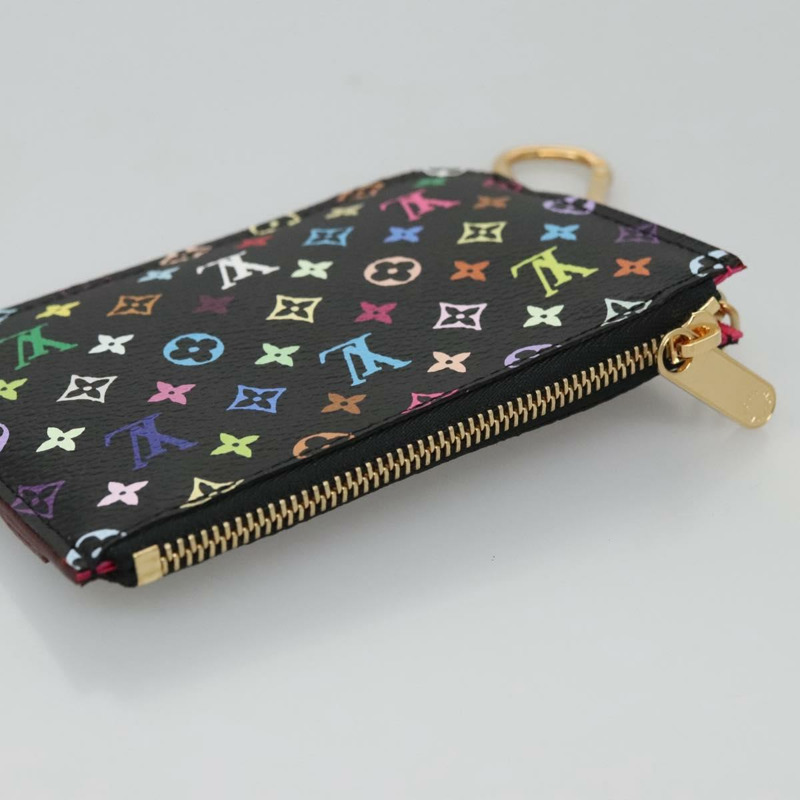 【日本直送】路易威登 Multicolor Pochette Cles NM 零錢包 黑色 M93735 正品 110059SAM-4