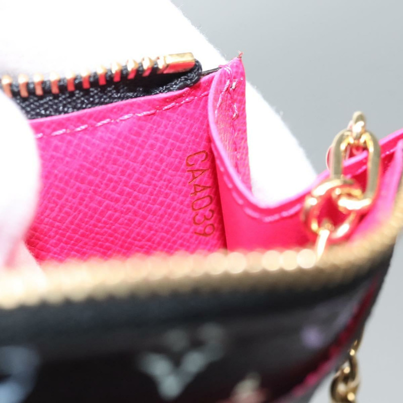 【日本直送】路易威登 Multicolor Pochette Cles NM 零錢包 黑色 M93735 正品 110059SAM-10