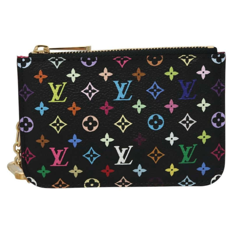 【日本直送】路易威登 Multicolor Pochette Cles NM 零錢包 黑色 M93735 正品 110059SAM-12