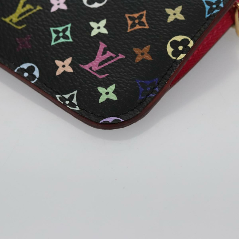【日本直送】路易威登 Multicolor Pochette Cles NM 零錢包 黑色 M93735 正品 110059SAM-15