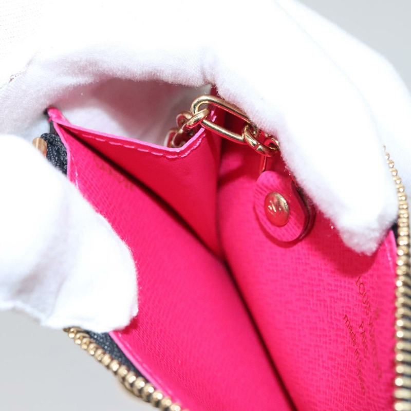 【日本直送】路易威登 Multicolor Pochette Cles NM 零錢包 黑色 M93735 正品 110059SAM-18