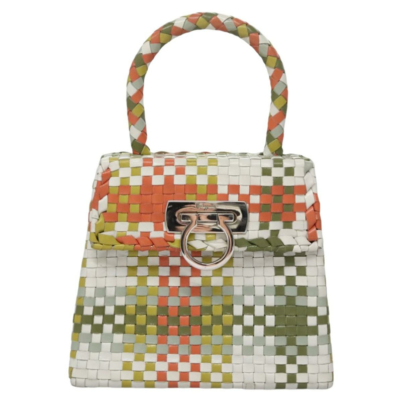 【日本直送】Salvatore Ferragamo Gancini 手提包 皮革 多色 正品 110491SAV-12