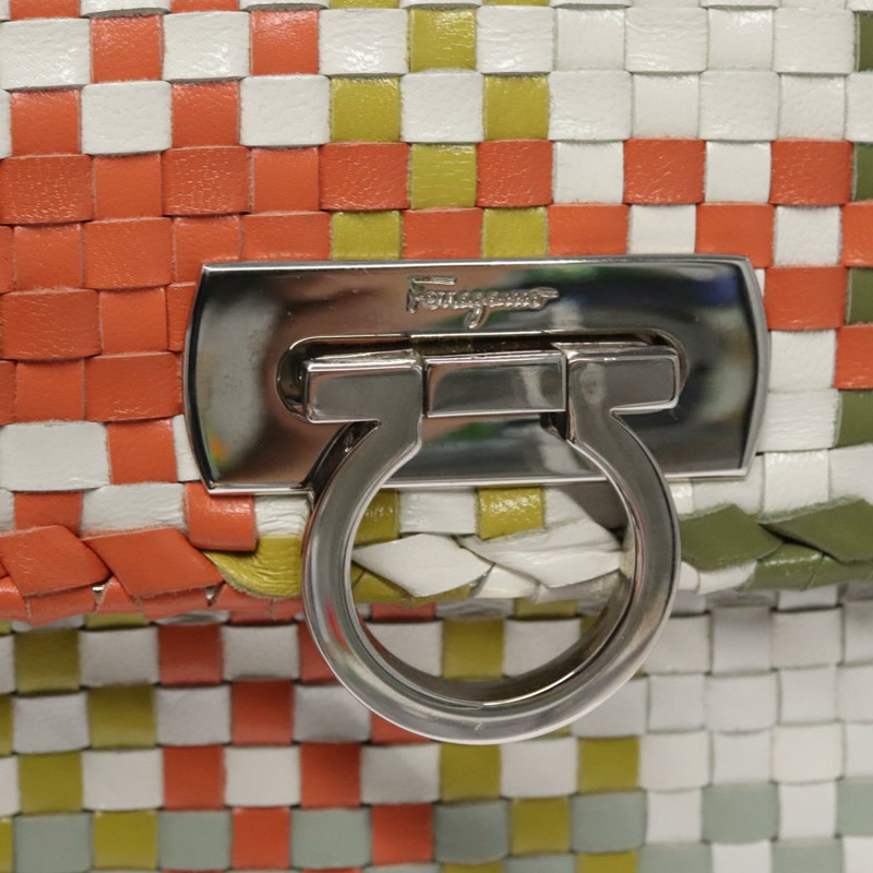 【日本直送】Salvatore Ferragamo Gancini 手提包 皮革 多色 正品 110491SAV-18