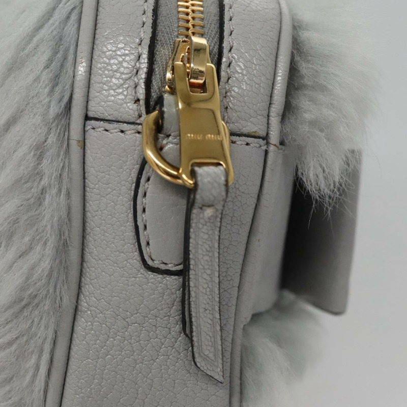 【日本直送】Miu Miu 灰色單肩包 正品 115374SAM-7