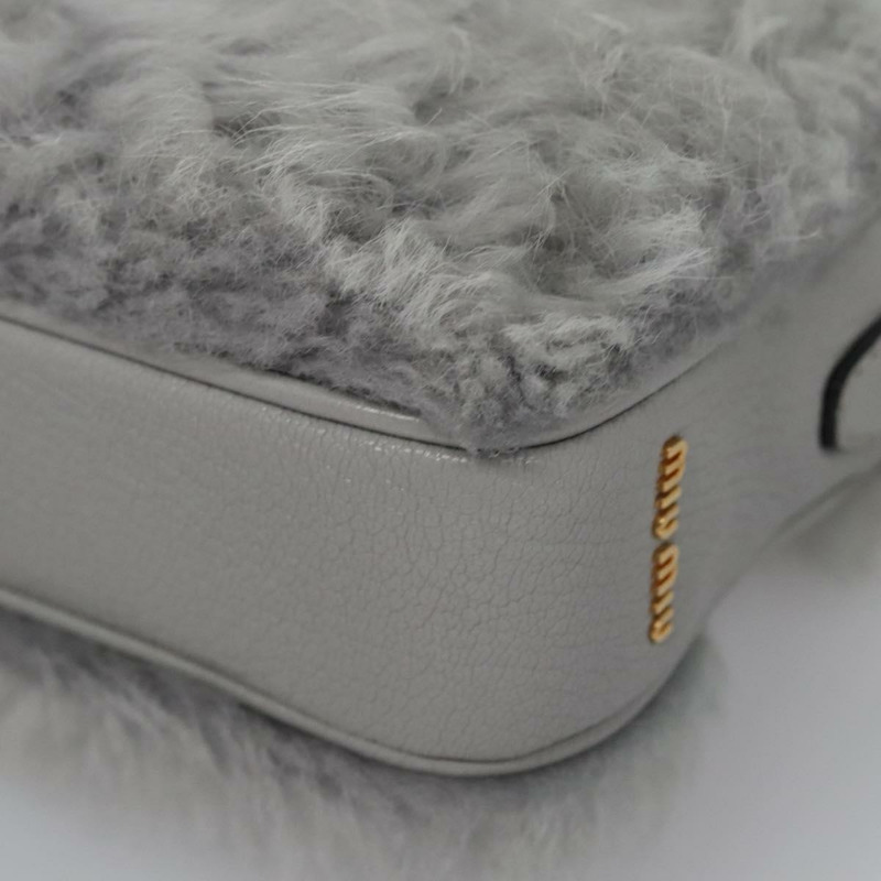 【日本直送】Miu Miu 灰色單肩包 正品 115374SAM-15