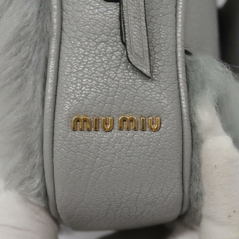 【日本直送】Miu Miu 灰色單肩包 正品 115374SAM-16