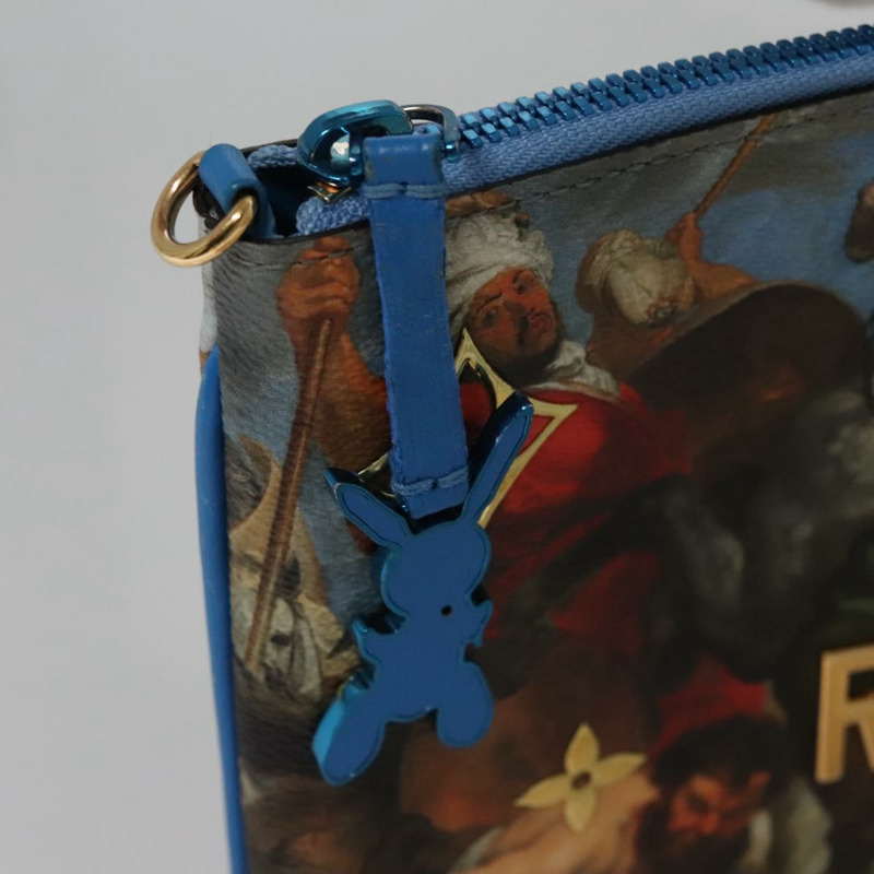 【日本直送】路易威登 Celty Pochette Plat Pouch Koons Rubens M64617 LV Auth 115961SAM-7