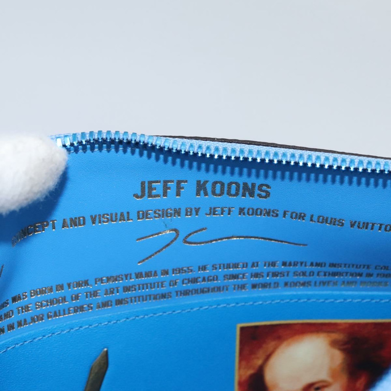 【日本直送】路易威登 Celty Pochette Plat Pouch Koons Rubens M64617 LV Auth 115961SAM-8