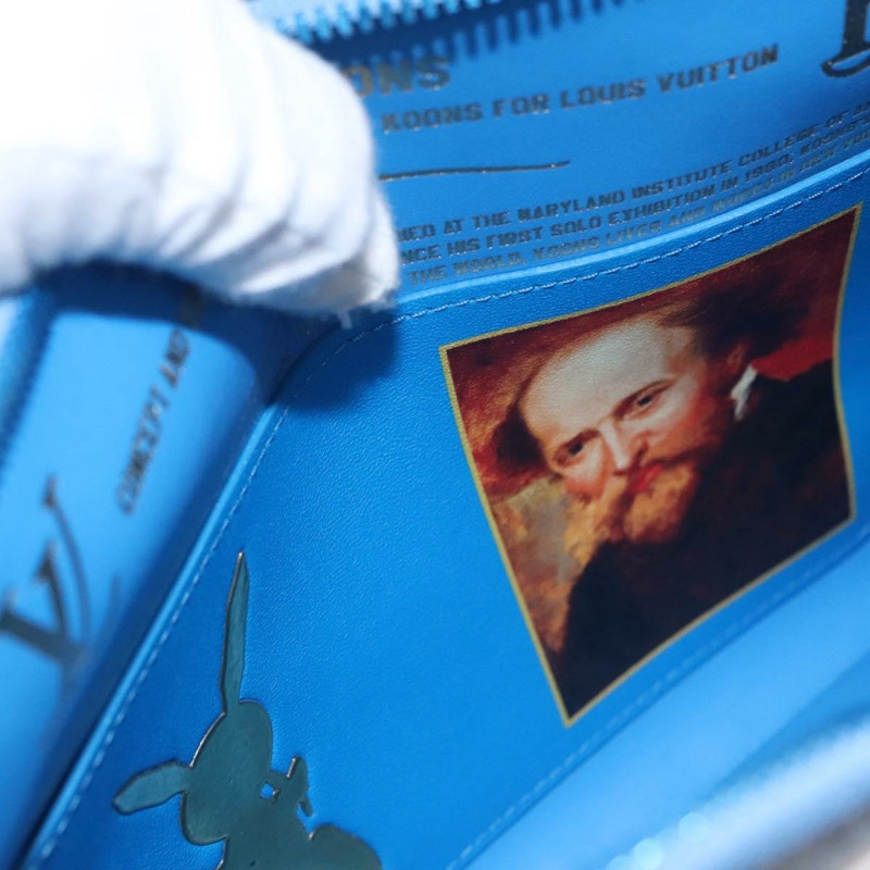 【日本直送】路易威登 Celty Pochette Plat Pouch Koons Rubens M64617 LV Auth 115961SAM-16