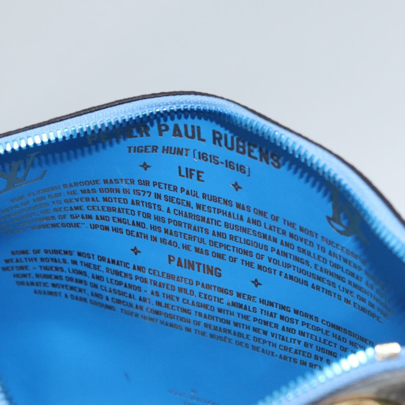 【日本直送】路易威登 Celty Pochette Plat Pouch Koons Rubens M64617 LV Auth 115961SAM-17