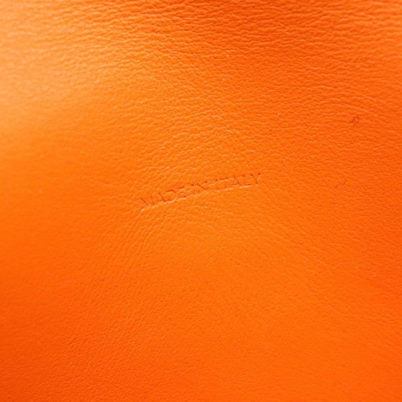 【日本直送】CELINE 三角形單背包 皮革 橘色 正品 MY058M-18