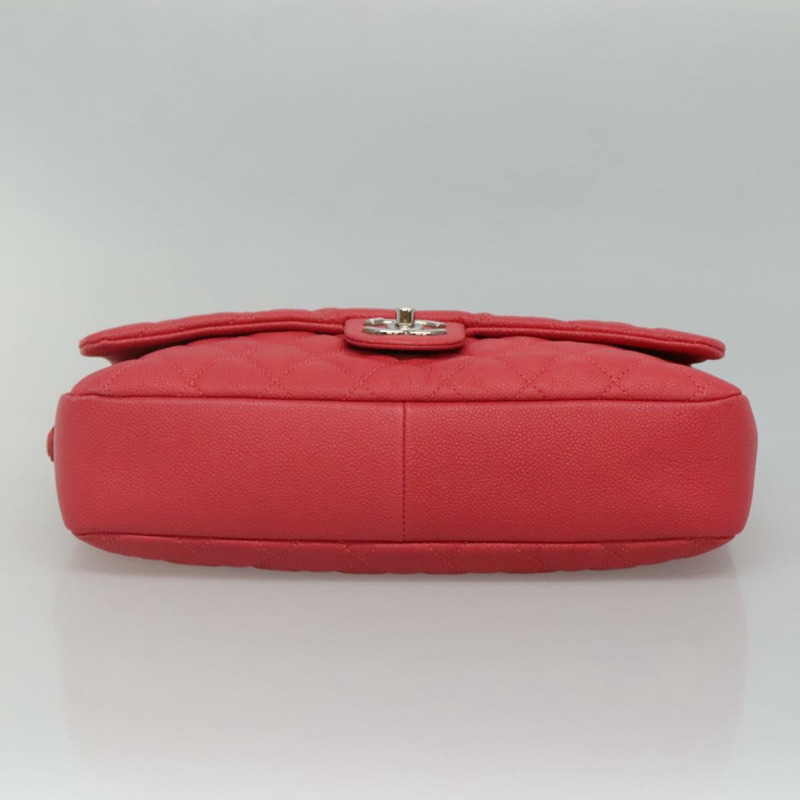 【日本直送】香奈兒 Matelasse 31 鏈條肩背包 小牛皮 粉紅色 CC Auth fm4289V-4