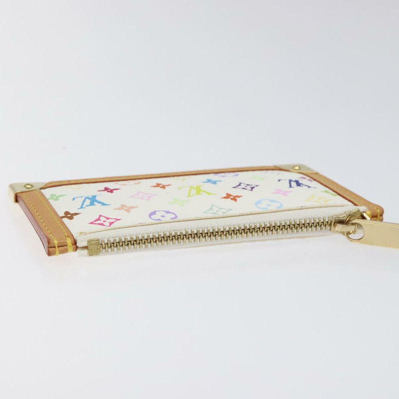 【日本直送】路易威登 Monogram Multicolor Pochette Cles 手拿包 白色 M92655 正品 116241SAM-4