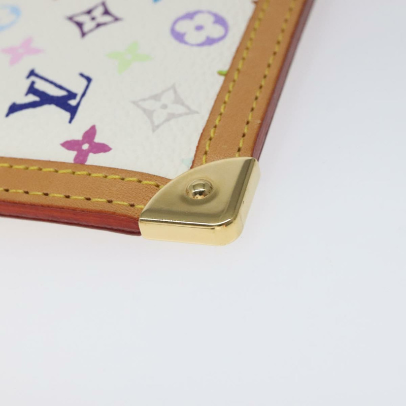 【日本直送】路易威登 Monogram Multicolor Pochette Cles 手拿包 白色 M92655 正品 116241SAM-13