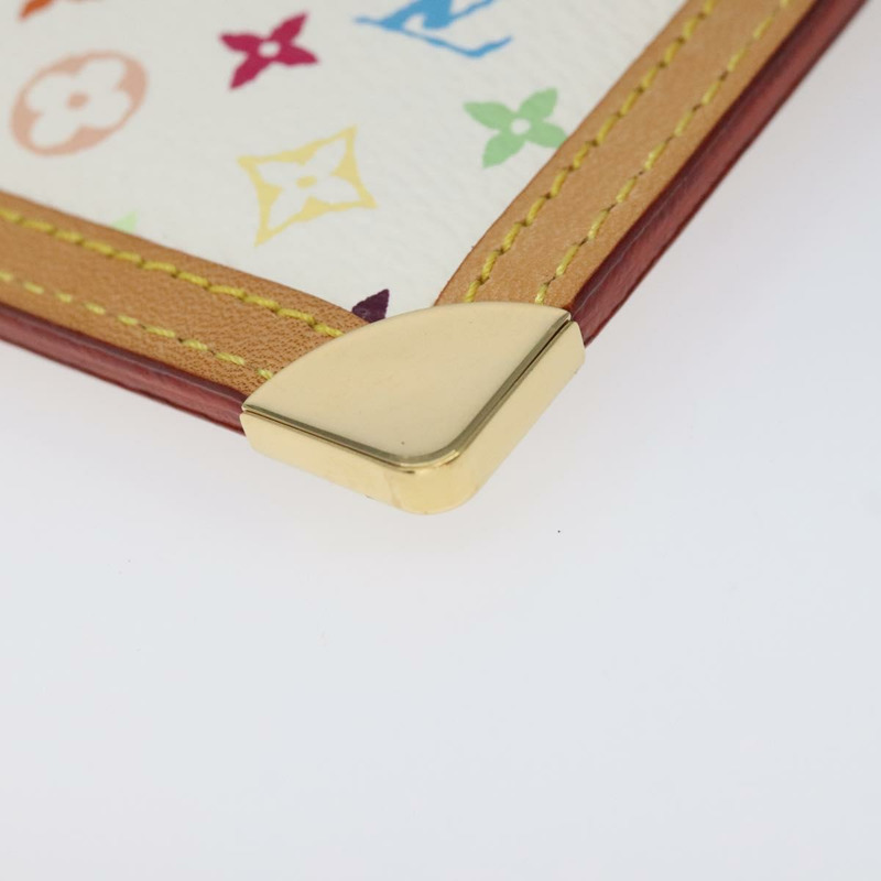 【日本直送】路易威登 Monogram Multicolor Pochette Cles 手拿包 白色 M92655 正品 116241SAM-14