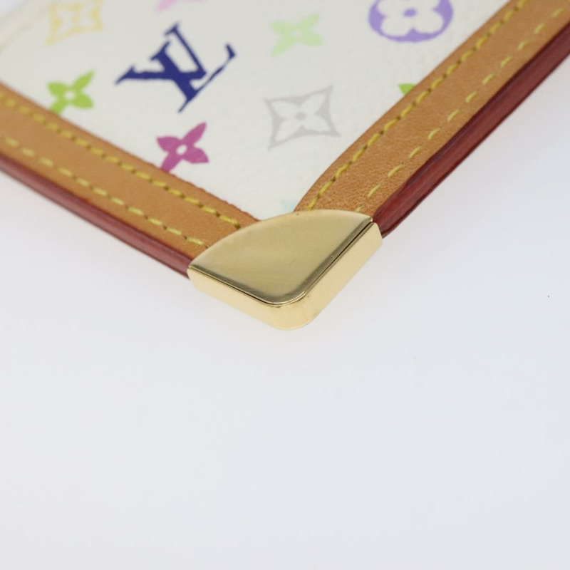 【日本直送】路易威登 Monogram Multicolor Pochette Cles 手拿包 白色 M92655 正品 116241SAM-15