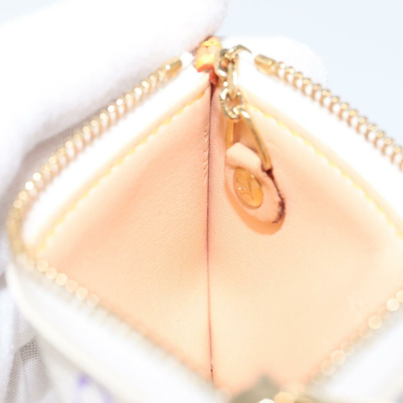 【日本直送】路易威登 Monogram Multicolor Pochette Cles 手拿包 白色 M92655 正品 116241SAM-18