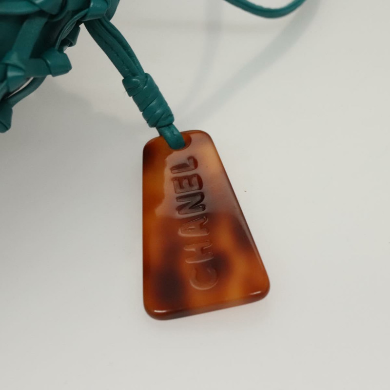 【日本直送】香奈兒單肩背包，皮革材質，土耳其藍，CC標誌，正品 BD1096SAM-17