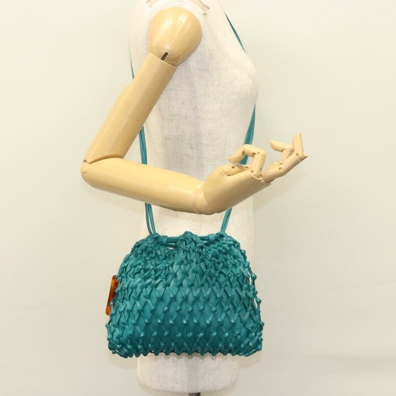 【日本直送】香奈兒單肩背包，皮革材質，土耳其藍，CC標誌，正品 BD1096SAM-23