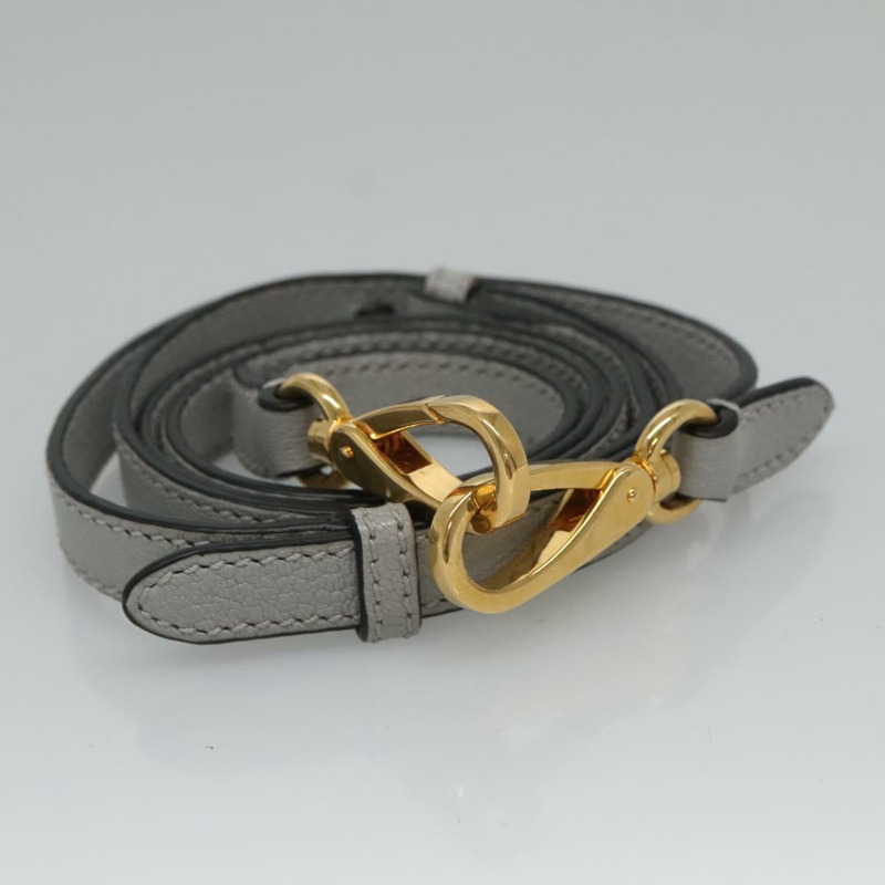 【日本直送】Miu Miu 灰色皮革肩背包 正品 BD1196V-19