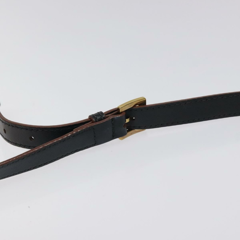 【日本直送】Miu Miu 黑色金色皮革肩背包 正品 MX101V-13