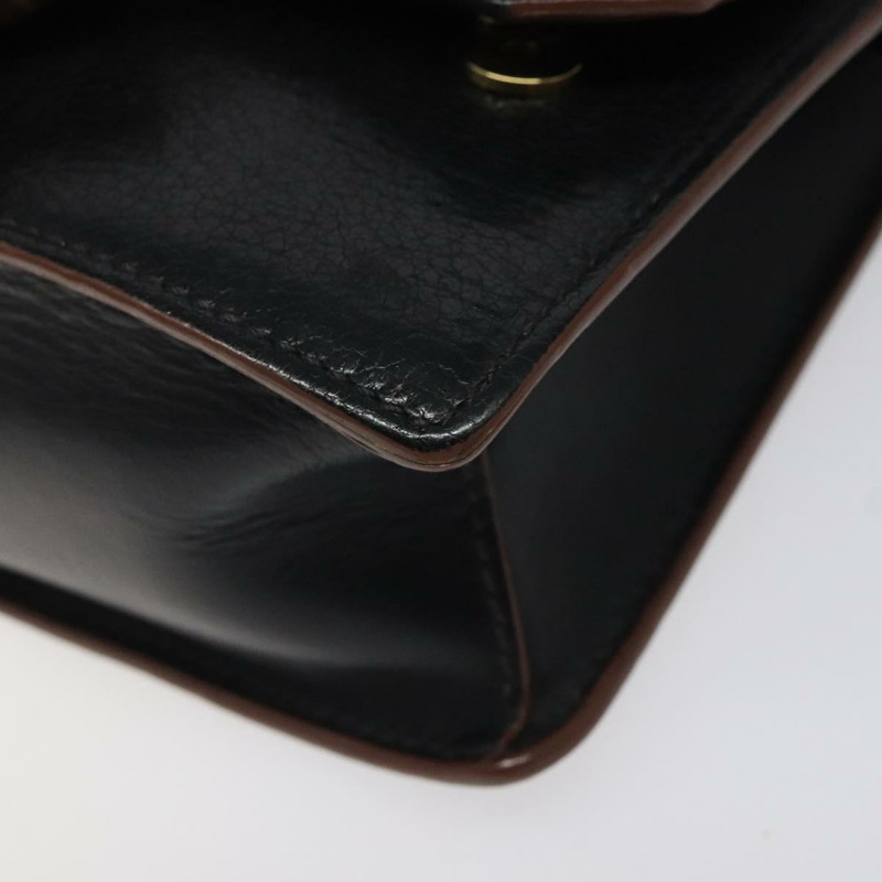 【日本直送】Miu Miu 黑色金色皮革肩背包 正品 MX101V-14