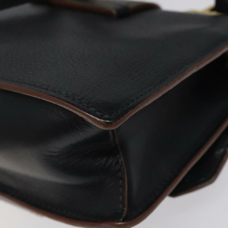 【日本直送】Miu Miu 黑色金色皮革肩背包 正品 MX101V-16