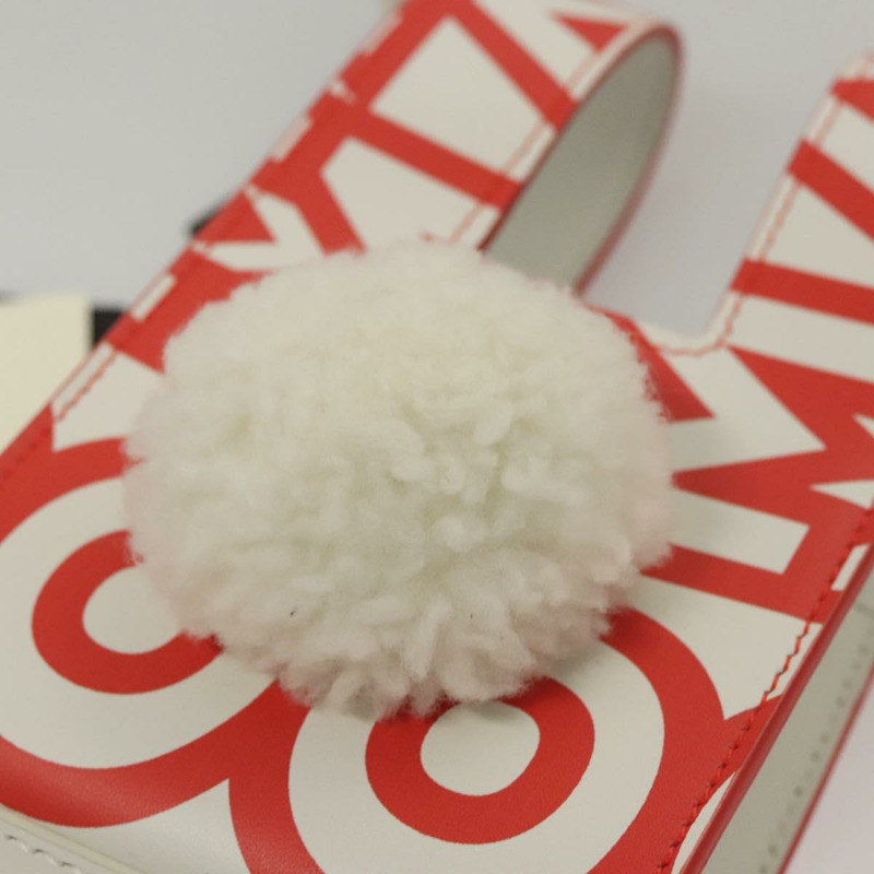 【日本直送】FENDI 與 Mark Jacobs 聯名款 Bunny 皮革手袋，白色、紅色、銀色，正品 BD1711M-17