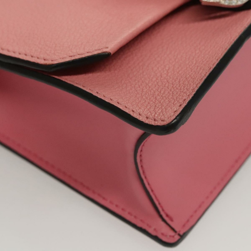 【日本直送】Miu Miu 粉紅金色皮革肩背包，正品 BD1584SAM-7