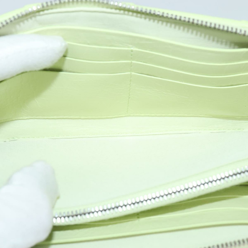 【日本直送】BOTTEGA VENETA INTRECCIATO 皮夾皮革青檸綠正品 117269M-8