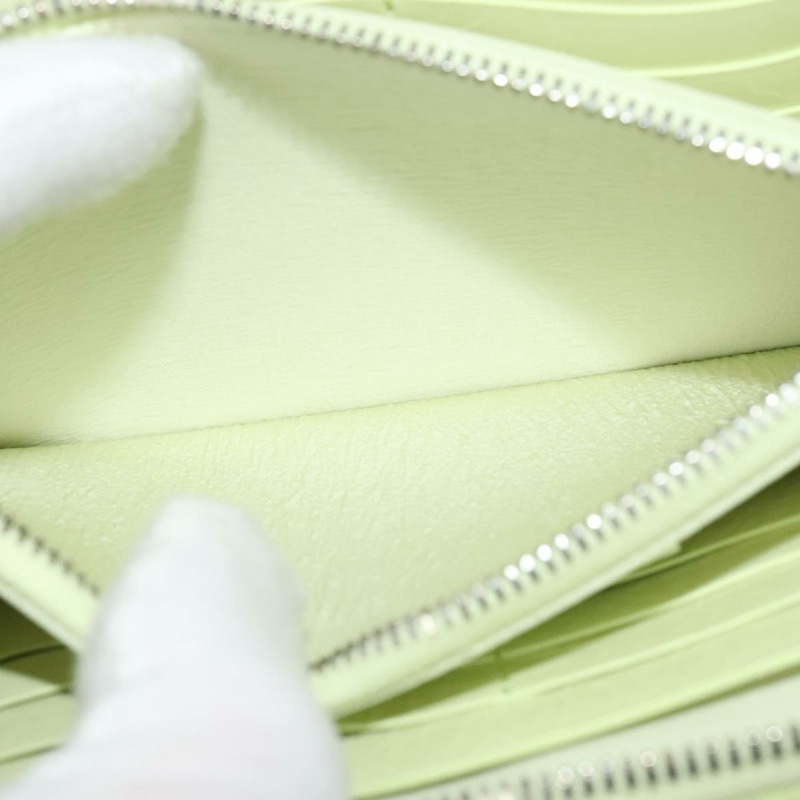 【日本直送】BOTTEGA VENETA INTRECCIATO 皮夾皮革青檸綠正品 117269M-9