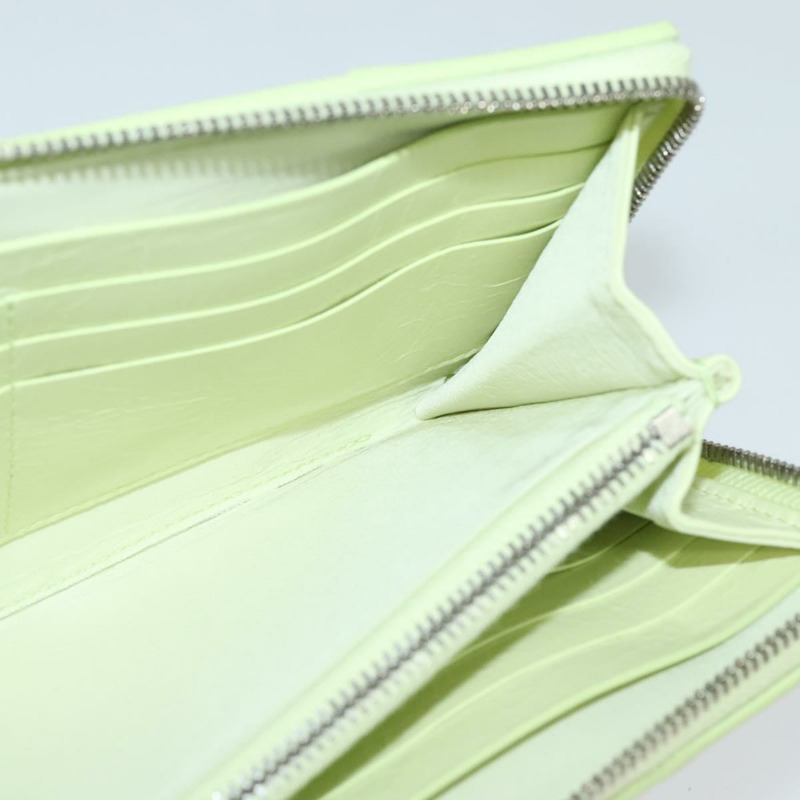 【日本直送】BOTTEGA VENETA INTRECCIATO 皮夾皮革青檸綠正品 117269M-16