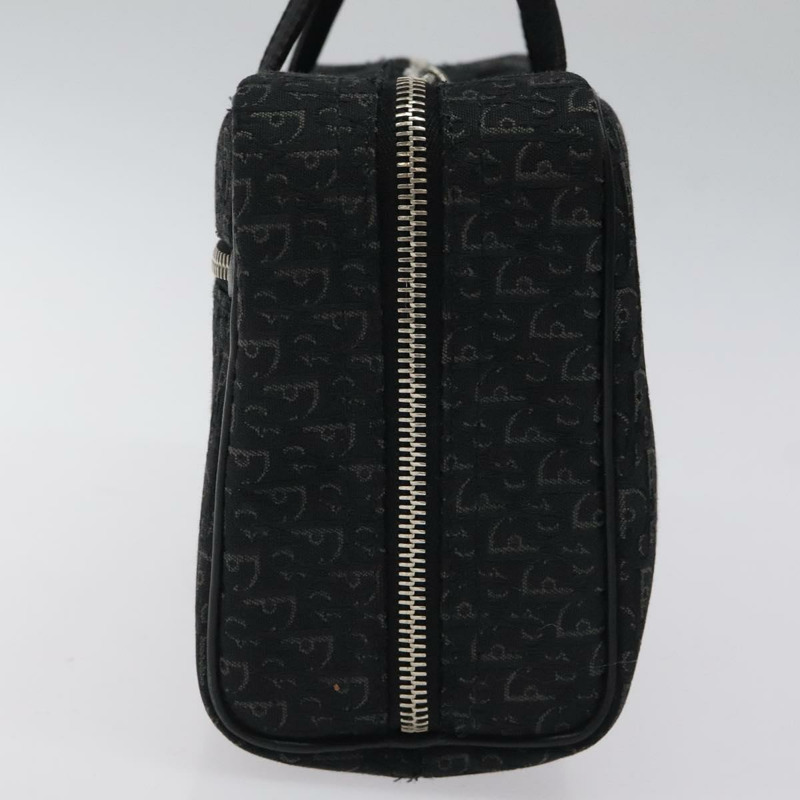 【日本直送】Christian Dior Trotter帆布手提包 黑色銀色 正品 117320M-2