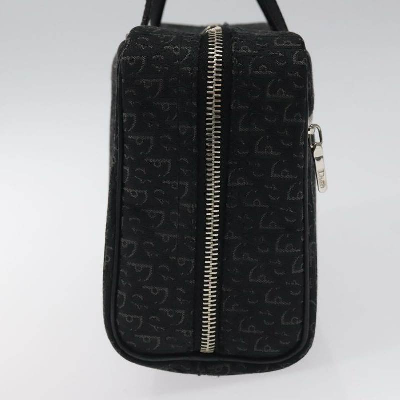 【日本直送】Christian Dior Trotter帆布手提包 黑色銀色 正品 117320M-3